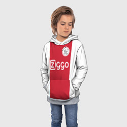 Толстовка-худи детская Ajax FC: Ziggo, цвет: 3D-меланж — фото 2