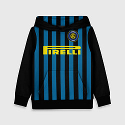 Толстовка-худи детская Inter FC: Pirelli, цвет: 3D-черный