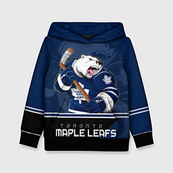 Толстовка-худи детская Toronto Maple Leafs цвета 3D-черный — фото 1