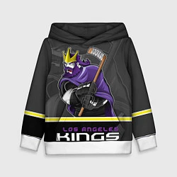 Толстовка-худи детская Los Angeles Kings, цвет: 3D-белый