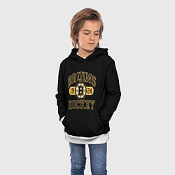 Толстовка-худи детская Boston Bruins: Est.1924, цвет: 3D-белый — фото 2