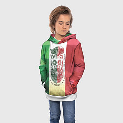 Толстовка-худи детская Мексика, цвет: 3D-белый — фото 2