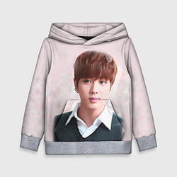 Толстовка-худи детская Kim SeokJin, цвет: 3D-меланж