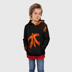 Толстовка-худи детская Fnatic: Black collection, цвет: 3D-красный — фото 2