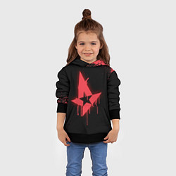 Толстовка-худи детская Astralis: Black collection, цвет: 3D-черный — фото 2
