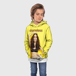 Толстовка-худи детская Shameless: Just do it, цвет: 3D-белый — фото 2