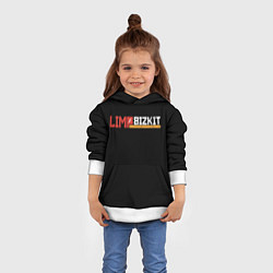 Толстовка-худи детская Limp Bizkit, цвет: 3D-белый — фото 2
