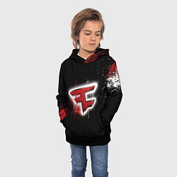 Толстовка-худи детская FaZe Clan: Black collection, цвет: 3D-черный — фото 2