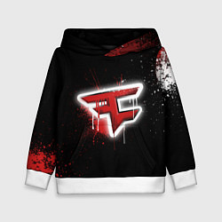 Толстовка-худи детская FaZe Clan: Black collection, цвет: 3D-белый