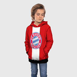 Толстовка-худи детская Bayern FC: Red line, цвет: 3D-черный — фото 2