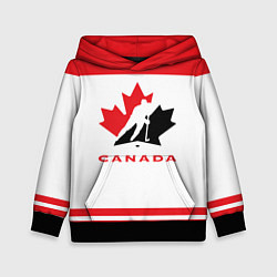 Толстовка-худи детская Canada Team, цвет: 3D-черный