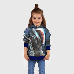 Толстовка-худи детская Mass Effect: Andromeda, цвет: 3D-синий — фото 2