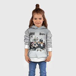 Толстовка-худи детская 5 Seconds of Summer, цвет: 3D-белый — фото 2