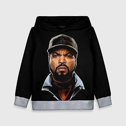 Толстовка-худи детская Ice Cube, цвет: 3D-меланж