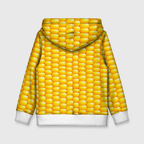 Детская толстовка Сладкая вареная кукуруза / 3D-Белый – фото 2
