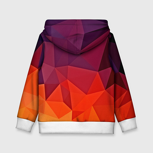 Детская толстовка Geometric / 3D-Белый – фото 2