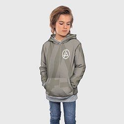 Толстовка-худи детская Linkin Park: Grey style, цвет: 3D-меланж — фото 2
