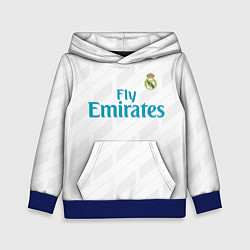 Толстовка-худи детская Real Madrid, цвет: 3D-синий