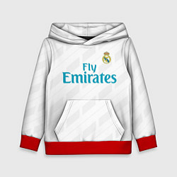 Толстовка-худи детская Real Madrid, цвет: 3D-красный