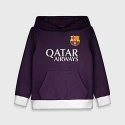 Толстовка-худи детская Barcelona FC: Violet, цвет: 3D-белый