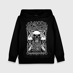 Толстовка-худи детская Amon Amarth: Trio Skulls, цвет: 3D-черный
