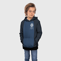 Толстовка-худи детская Chelsea FC: London SW6, цвет: 3D-черный — фото 2