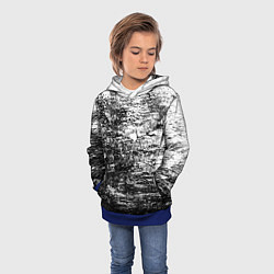 Толстовка-худи детская Краска и потертости!, цвет: 3D-синий — фото 2