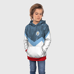 Толстовка-худи детская Manchester City FC: Sport, цвет: 3D-красный — фото 2