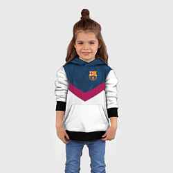 Толстовка-худи детская Barcelona FC: Sport, цвет: 3D-черный — фото 2