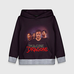 Толстовка-худи детская Группа Imagine Dragons, цвет: 3D-меланж