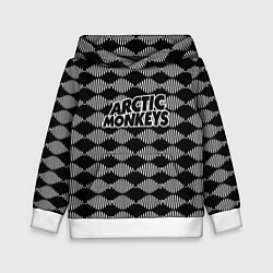 Толстовка-худи детская Arctic Monkeys: Black style, цвет: 3D-белый