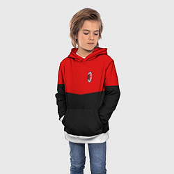 Толстовка-худи детская АC Milan: R&B Sport, цвет: 3D-белый — фото 2
