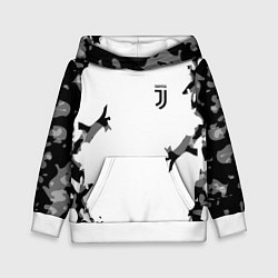 Толстовка-худи детская FC Juventus: White Original, цвет: 3D-белый