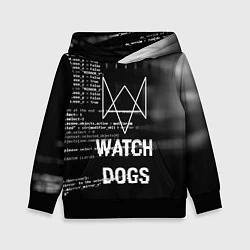 Толстовка-худи детская Watch Dogs: Hacker, цвет: 3D-черный