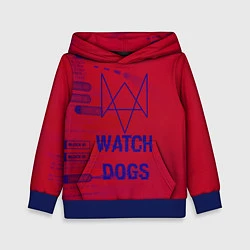 Толстовка-худи детская Watch Dogs: Hacker Collection, цвет: 3D-синий