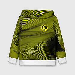 Толстовка-худи детская FC Borussia Sport, цвет: 3D-белый