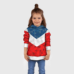Толстовка-худи детская Форма России, цвет: 3D-белый — фото 2
