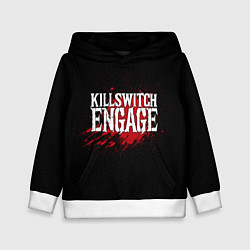 Толстовка-худи детская Killswitch Engage: Blood, цвет: 3D-белый