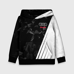 Толстовка-худи детская Audi: Black Poly, цвет: 3D-черный