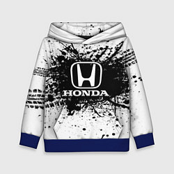 Толстовка-худи детская Honda: Black Spray, цвет: 3D-синий