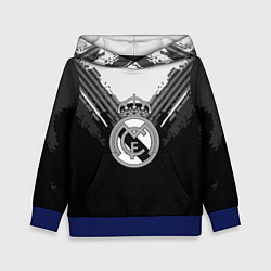 Толстовка-худи детская FC Real Madrid: Black Style, цвет: 3D-синий
