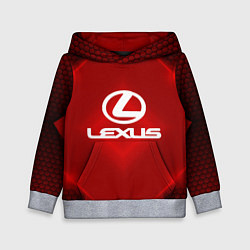 Толстовка-худи детская Lexus: Red Light, цвет: 3D-меланж