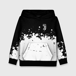 Толстовка-худи детская FC Juventus Sport, цвет: 3D-черный