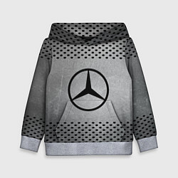 Толстовка-худи детская Mercedes-Benz: Hardened Steel, цвет: 3D-меланж