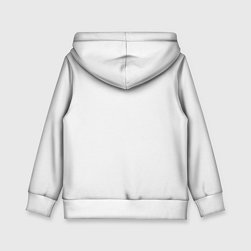 Детская толстовка Sarcasm хим элемент надпись / 3D-Белый – фото 2