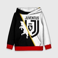 Толстовка-худи детская FC Juventus: Football Point, цвет: 3D-красный