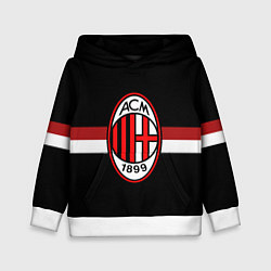 Толстовка-худи детская AC Milan 1899, цвет: 3D-белый