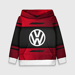 Толстовка-худи детская Volkswagen Collection, цвет: 3D-белый