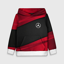 Толстовка-худи детская Mercedes Benz: Red Sport, цвет: 3D-белый