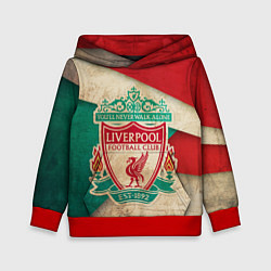 Толстовка-худи детская FC Liverpool: Old Style, цвет: 3D-красный